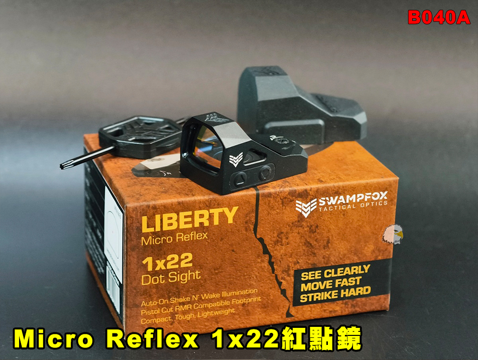 【翔準AOG】T-EAGLE Micro Reflex 1x22紅點鏡 B040A 手槍內紅點 RMR 微型紅點