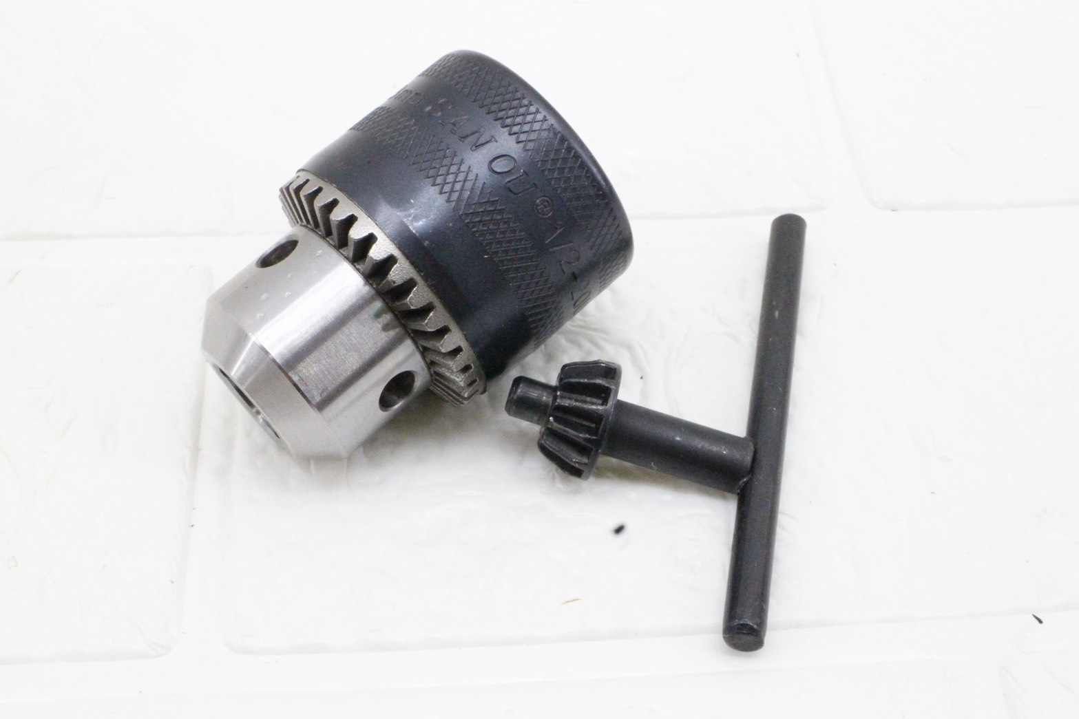 【翔準AOG】 電鑽夾頭造型 步槍防火帽手槍抑制器 -14MM 仿真齒輪紋路工業風格設計