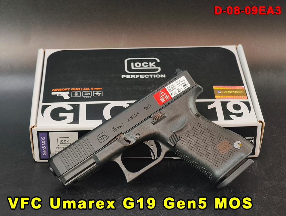 【翔準AOG】VFC Umarex G19 Gen5 MOS 瓦斯手槍 D-08-09EA3 第五代 金屬滑套 原廠授權可裝紅點 UM3T