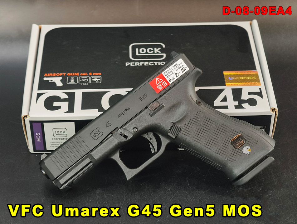 【翔準AOG】VFC Umarex G45 MOS Gen5 瓦斯手槍 D-08-09EA4 第五代 金屬滑套 原廠授權可裝紅點