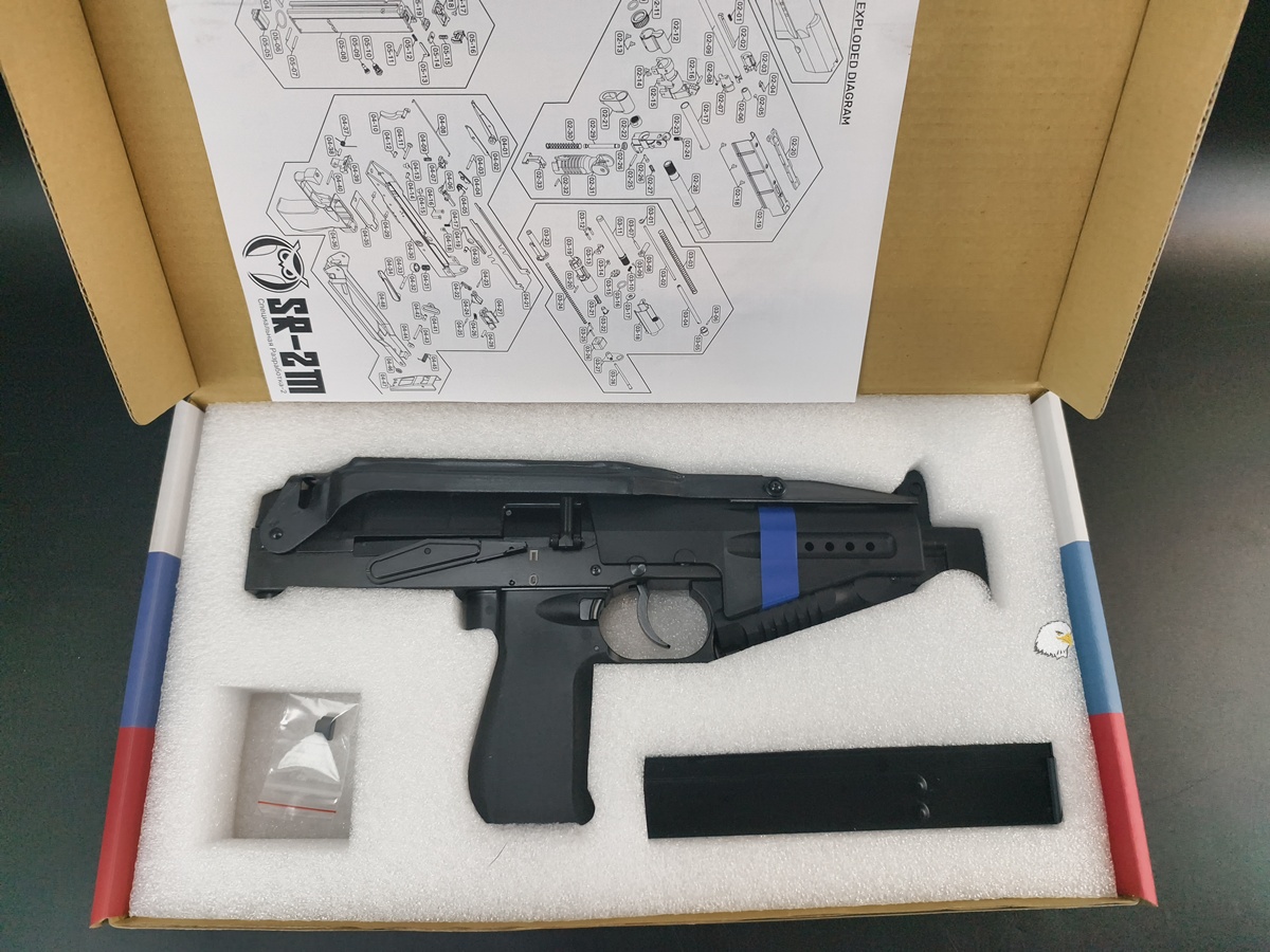 【翔準AOG】Raptor SR-2M 黑色 GBB SMG(霰彈式)瓦斯衝鋒槍 CQB 俄系 生存遊戲 【翔準AOG】Raptor SR-2M 黑色 GBB SMG(霰彈式)瓦斯衝鋒槍 CQB 俄系 生存遊戲