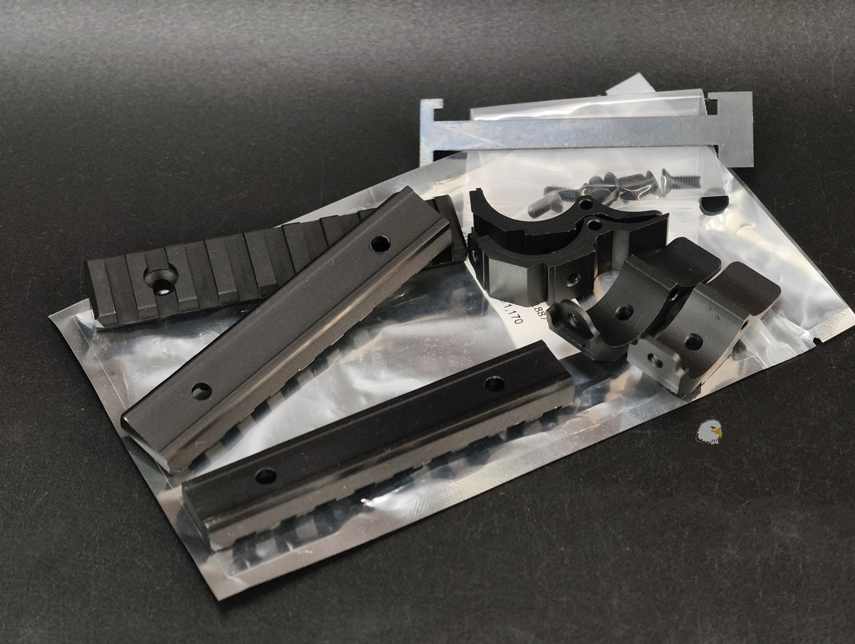 【翔準AOG】S&T M1887 導軌套件 三片 C0901AGC Rail Kit M1887 散彈槍導軌 配件金屬 魚骨鋁合金 【翔準AOG】S&T M1887 導軌套件 三片 C0901AGC Rail Kit M1887 散彈槍導軌 配件金屬 魚骨鋁合金