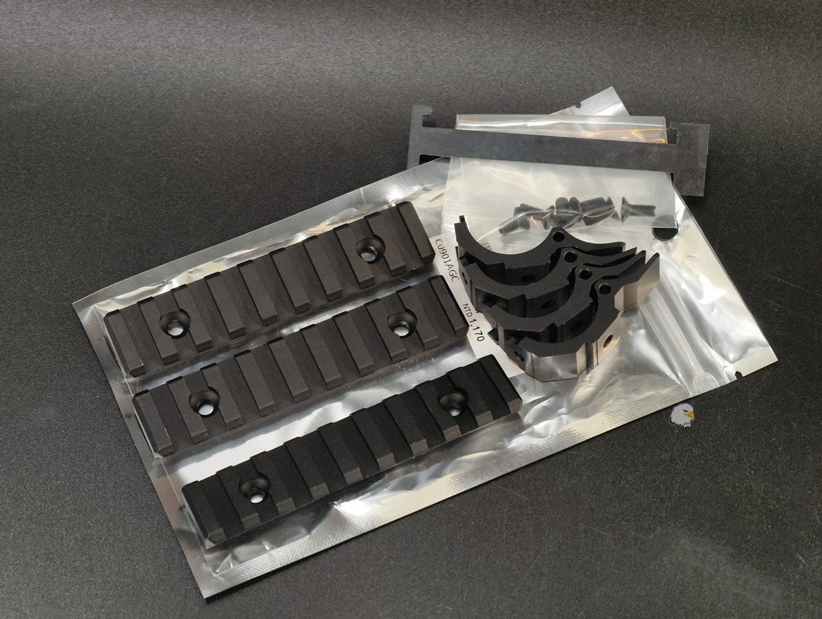 【翔準AOG】S&T M1887 導軌套件 三片 C0901AGC Rail Kit M1887 散彈槍導軌 配件金屬 魚骨鋁合金 【翔準AOG】S&T M1887 導軌套件 三片 C0901AGC Rail Kit M1887 散彈槍導軌 配件金屬 魚骨鋁合金