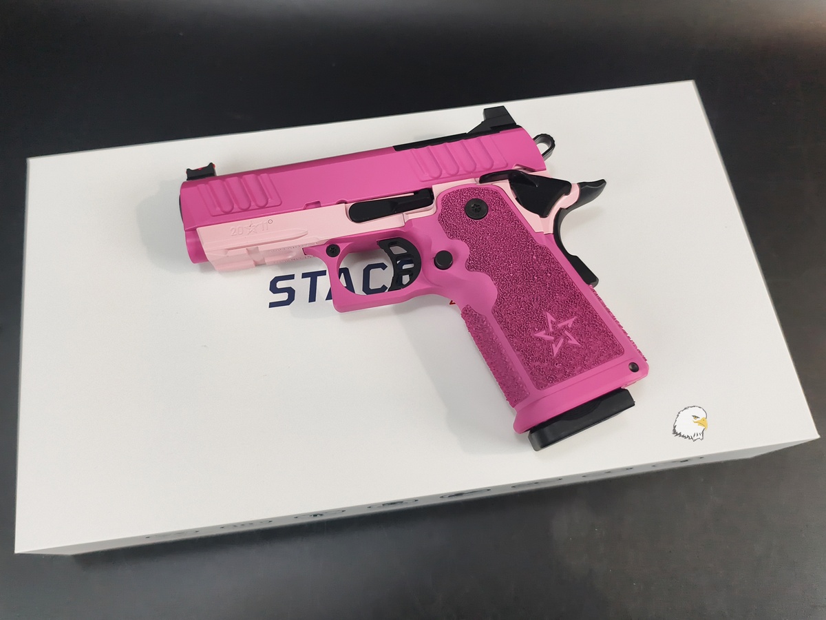 【翔準AOG】EMG Staccato CS 粉色 瓦斯手槍D-08-0807CP(Master Grip)瓦斯槍 GBB 【翔準AOG】EMG Staccato CS 粉色 瓦斯手槍D-08-0807CP(Master Grip)瓦斯槍 GBB