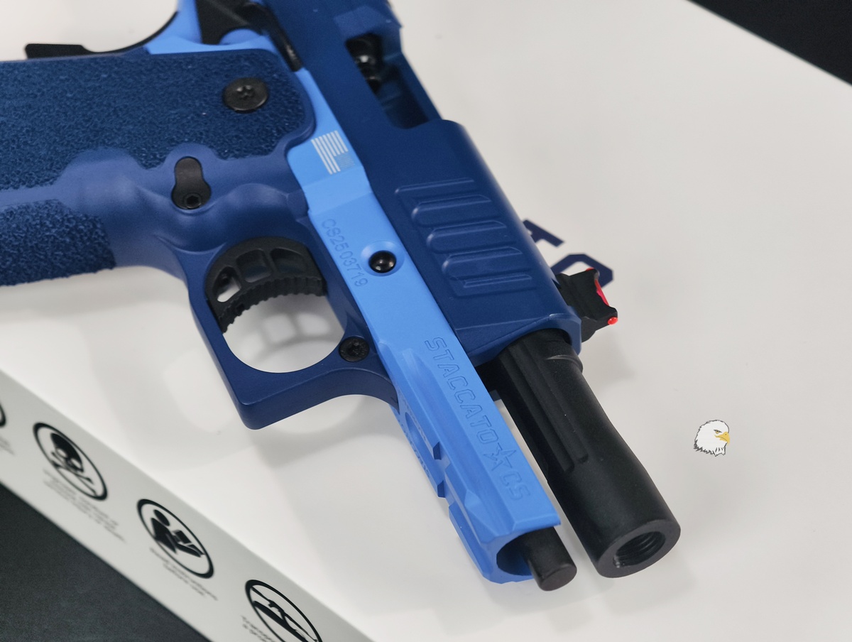 【翔準AOG】EMG Staccato CS 藍色 新版瓦斯手槍D-08-0807CB(Master Grip)瓦斯槍 GBB藍版 【翔準AOG】EMG Staccato CS 藍色 新版瓦斯手槍D-08-0807CB(Master Grip)瓦斯槍 GBB藍版