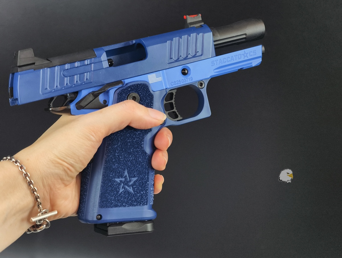 【翔準AOG】EMG Staccato CS 藍色 新版瓦斯手槍D-08-0807CB(Master Grip)瓦斯槍 GBB藍版 【翔準AOG】EMG Staccato CS 藍色 新版瓦斯手槍D-08-0807CB(Master Grip)瓦斯槍 GBB藍版