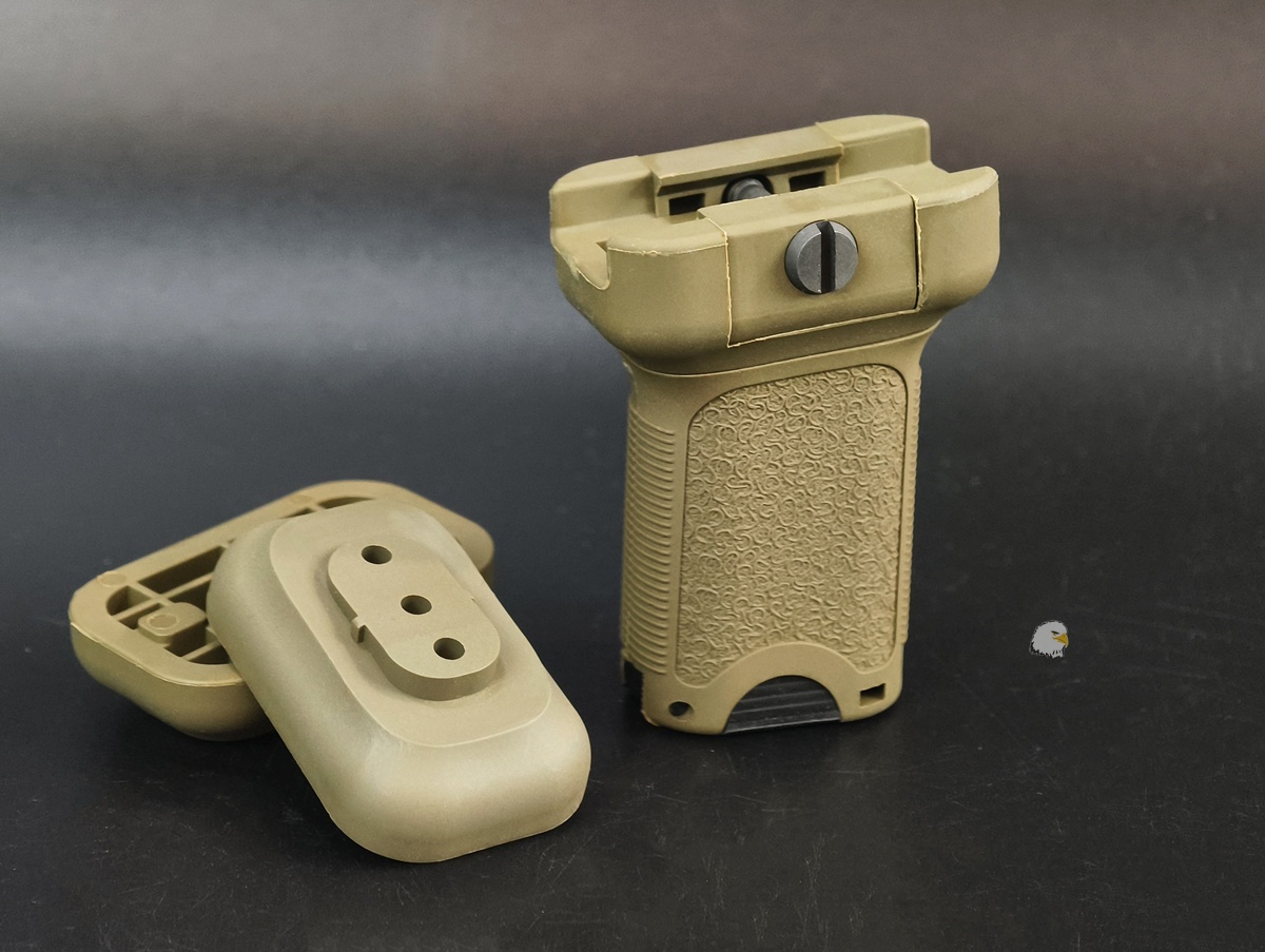 【翔準AOG】S&T Armament 戰術前握把/前把手 沙色 DA-GRIP10DE 垂直握把魚骨握把20mm導軌握把RIS握把 【翔準AOG】S&T Armament 戰術前握把/前把手 沙色 DA-GRIP10DE 垂直握把魚骨握把20mm導軌握把RIS握把