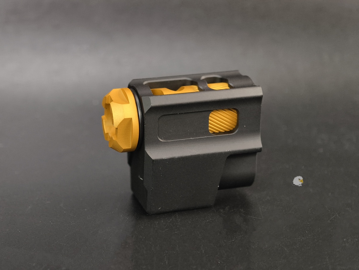 【翔準AOG】MITA T-Style 槍口抑制器 黑金版 MITA-P119-BK HI CAPA 抑制器補償器14mm CCW 【翔準AOG】MITA T-Style 槍口抑制器 黑金版 MITA-P119-BK HI CAPA 抑制器補償器14mm CCW