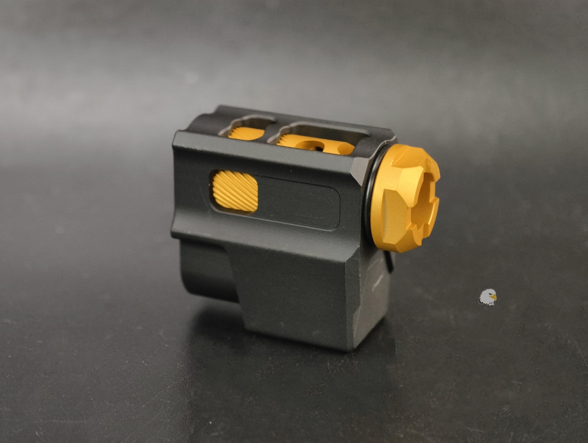 【翔準AOG】MITA T-Style 槍口抑制器 黑金版 MITA-P119-BK HI CAPA 抑制器補償器14mm CCW 【翔準AOG】MITA T-Style 槍口抑制器 黑金版 MITA-P119-BK HI CAPA 抑制器補償器14mm CCW