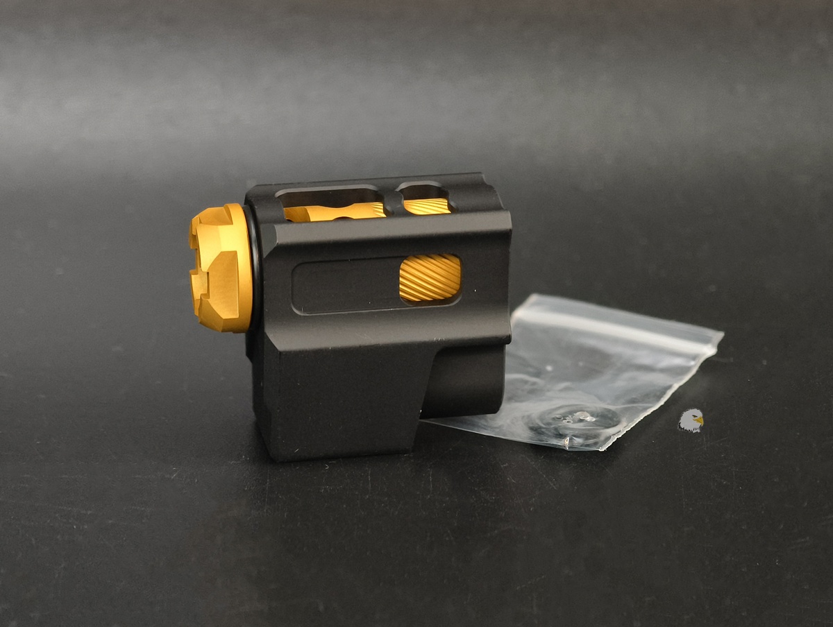 【翔準AOG】MITA T-Style 槍口抑制器 黑金版 MITA-P119-BK HI CAPA 抑制器補償器14mm CCW 【翔準AOG】MITA T-Style 槍口抑制器 黑金版 MITA-P119-BK HI CAPA 抑制器補償器14mm CCW