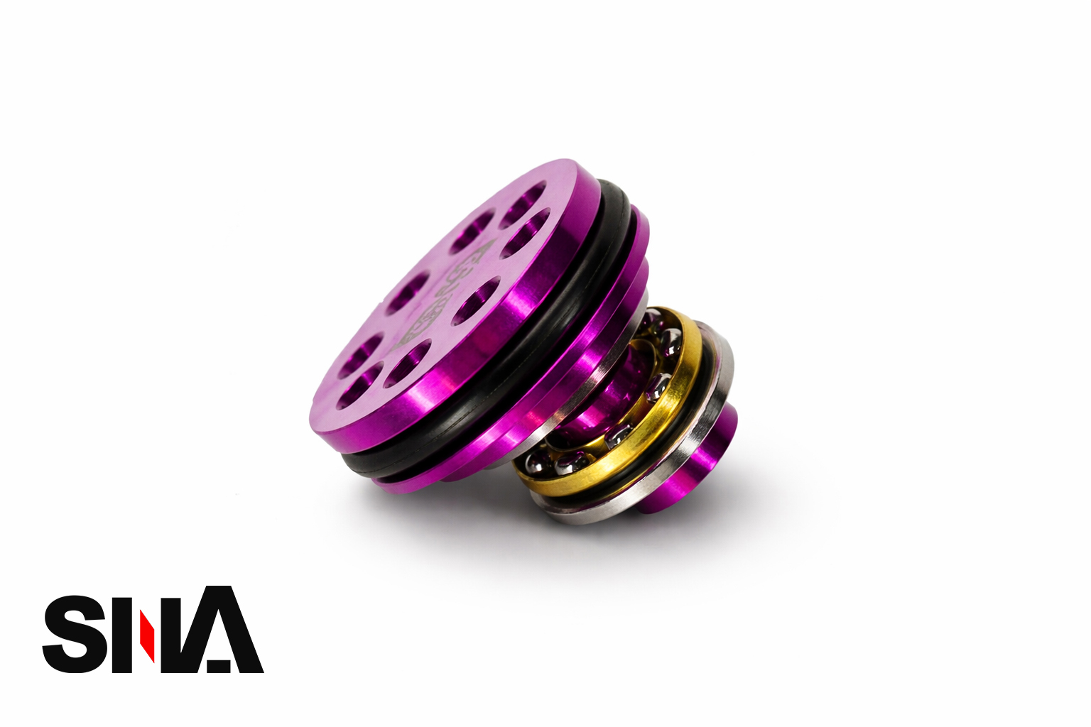 【SNA】 CNC 鋁合金活塞頭 八孔吸氣設計 軸承培林 AEG電動槍專用 SNAA02-04