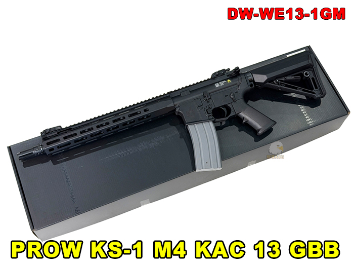【翔準AOG】WELL PROW KS-1 M4 KAC 13 吋護木 MWS GBB 瓦斯步槍 DW-WE13-1GM MWS系統6mm BB槍