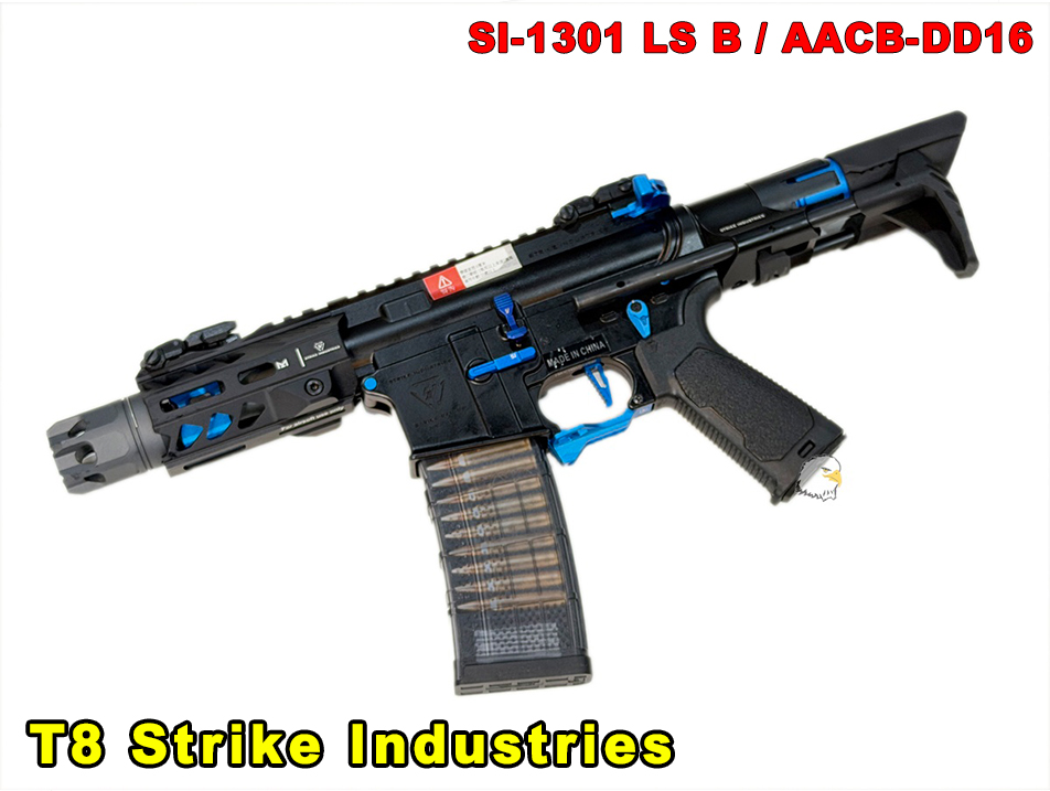 【翔準AOG】CYMA T8 Strike Industries 藍色 AACB-DD16 LS BL GBBR 競技版 CGS MWS系統 瓦斯後座力步槍