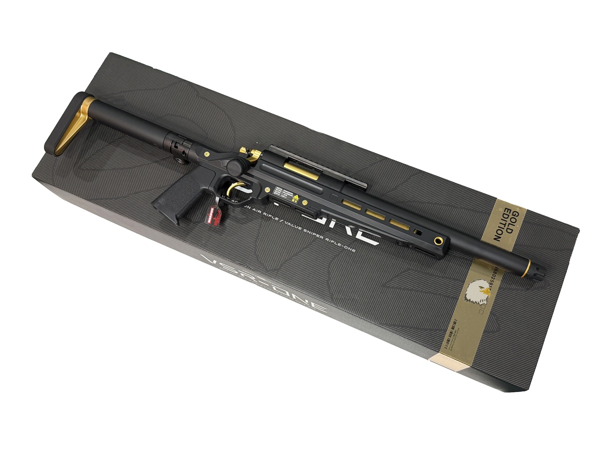 【翔準AOG】TOKYO MARUI VSR-ONE Gold Edition 黑金版 DM-01-10HG 手拉空氣狙擊槍 日本製 狙擊步槍 VSR10 系統 M-LOK 折疊槍托 6mm BB彈 【翔準AOG】TOKYO MARUI VSR-ONE Gold Edition 黑金版 DM-01-10HG 手拉空氣狙擊槍 日本製 狙擊步槍 VSR10 系統 M-LOK 折疊槍托 6mm BB彈