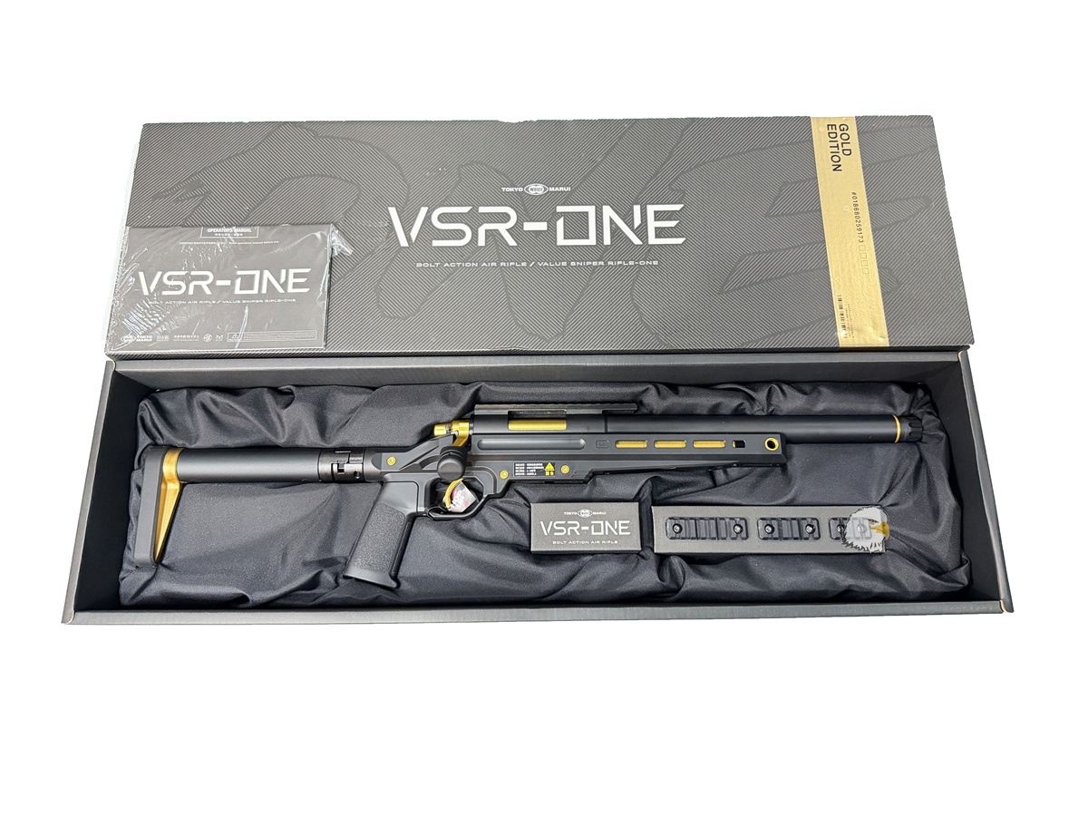 【翔準AOG】TOKYO MARUI VSR-ONE Gold Edition 黑金版 DM-01-10HG 手拉空氣狙擊槍 日本製 狙擊步槍 VSR10 系統 M-LOK 折疊槍托 6mm BB彈 【翔準AOG】TOKYO MARUI VSR-ONE Gold Edition 黑金版 DM-01-10HG 手拉空氣狙擊槍 日本製 狙擊步槍 VSR10 系統 M-LOK 折疊槍托 6mm BB彈