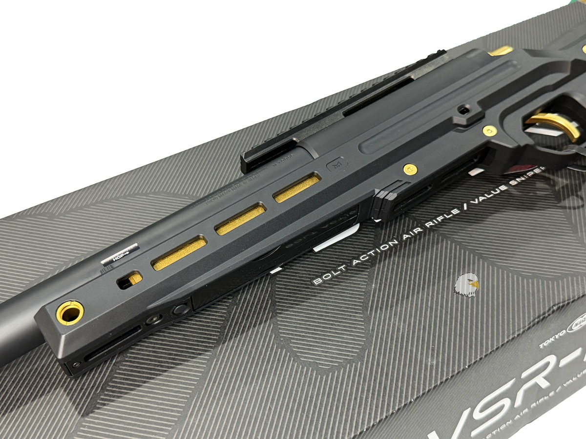【翔準AOG】TOKYO MARUI VSR-ONE Gold Edition 黑金版 DM-01-10HG 手拉空氣狙擊槍 日本製 狙擊步槍 VSR10 系統 M-LOK 折疊槍托 6mm BB彈 【翔準AOG】TOKYO MARUI VSR-ONE Gold Edition 黑金版 DM-01-10HG 手拉空氣狙擊槍 日本製 狙擊步槍 VSR10 系統 M-LOK 折疊槍托 6mm BB彈