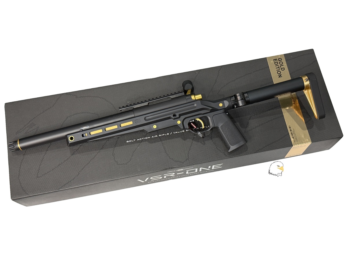 【翔準AOG】TOKYO MARUI VSR-ONE Gold Edition 黑金版 DM-01-10HG 手拉空氣狙擊槍 日本製 狙擊步槍 VSR10 系統 M-LOK 折疊槍托 6mm BB彈 【翔準AOG】TOKYO MARUI VSR-ONE Gold Edition 黑金版 DM-01-10HG 手拉空氣狙擊槍 日本製 狙擊步槍 VSR10 系統 M-LOK 折疊槍托 6mm BB彈