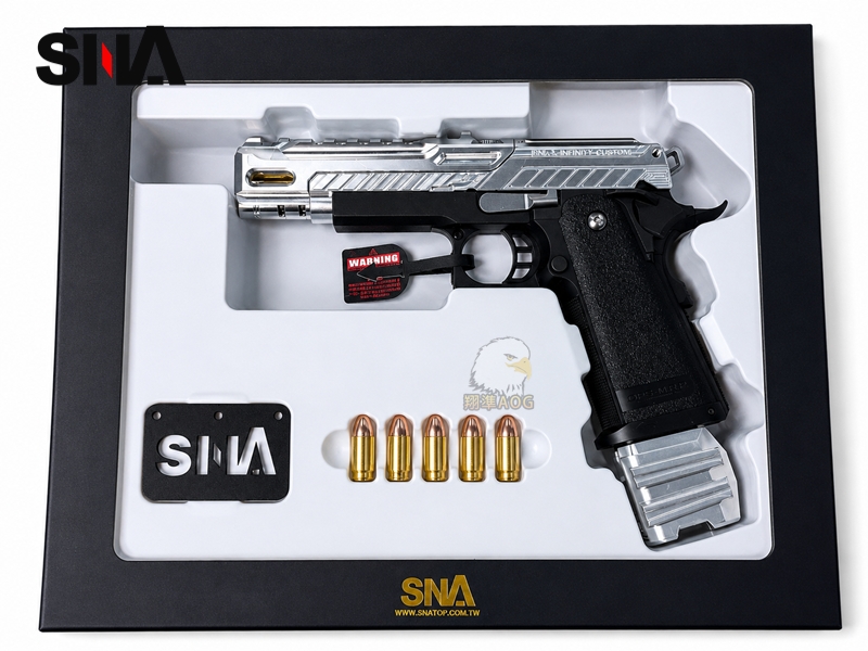 【翔準AOG】SNA HI-CAPA PRESTIGE (本色)分離式瓦斯槍 比賽型槍 高端玩家 SNAG-02 【翔準AOG】SNA HI-CAPA PRESTIGE (本色)分離式瓦斯槍 比賽型槍 高端玩家 SNAG-02