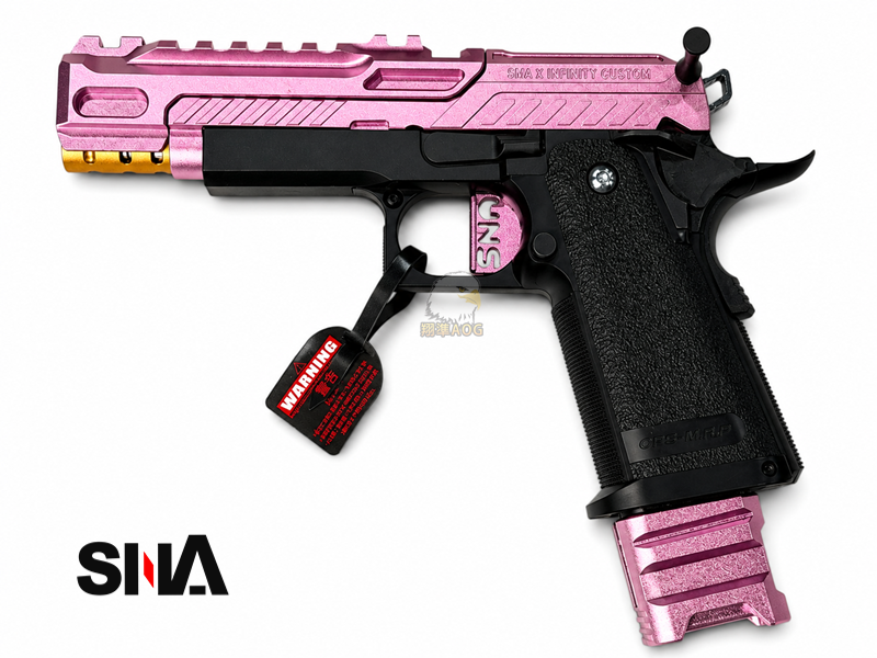 【翔準AOG】SNA HI-CAPA PRESTIGE (粉)分離式瓦斯槍 比賽型槍 高端玩家 SNAG-02