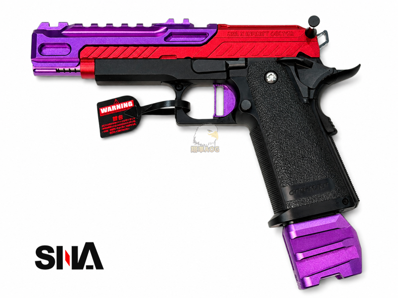【翔準AOG】SNA HI-CAPA PRESTIGE (紫紅)分離式瓦斯槍 比賽型槍 高端玩家 SNAG-02