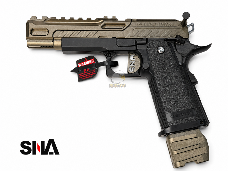 【翔準AOG】SNA HI-CAPA PRESTIGE (鈦色)分離式瓦斯槍 比賽型槍 高端玩家 SNAG-02