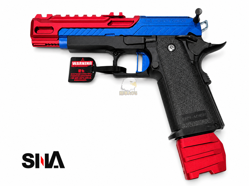 【翔準AOG】SNA HI-CAPA PRESTIGE (紅藍)分離式瓦斯槍 比賽型槍 SNAG-02