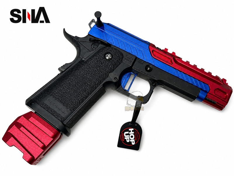 【翔準AOG】SNA HI-CAPA PRESTIGE (紅藍)分離式瓦斯槍 比賽型槍 SNAG-02 【翔準AOG】SNA HI-CAPA PRESTIGE (紅藍)分離式瓦斯槍 比賽型槍 SNAG-02