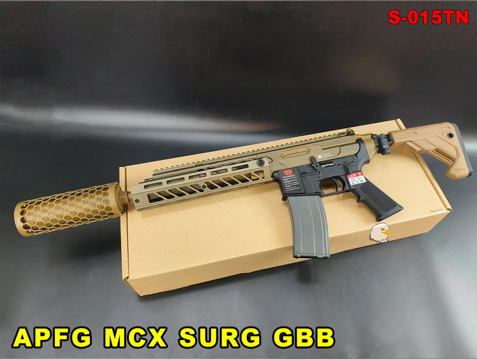 【翔準AOG】APFG MCX SURG GBB 瓦斯步槍 S-015TN 滅音器 SIG AIRSOFT M-LOK M4 MCX戰術步槍 【翔準AOG】APFG MCX SURG GBB 瓦斯步槍 S-015TN 滅音器 SIG AIRSOFT M-LOK M4 MCX戰術步槍