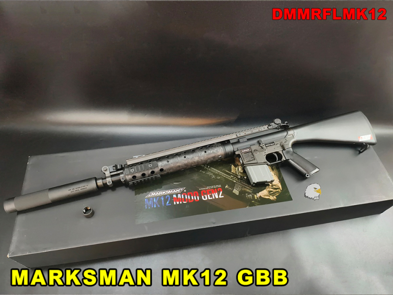 【翔準AOG】MARKSMAN MK12 Mod0 Gen2 GBB 瓦斯狙擊步槍 MM-RFL-MK12 V-System