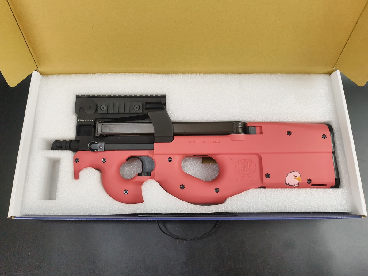 【翔準AOG】King Arms FN P90 粉色特別版 瓦斯槍 GBB KA-AG93PKFN 瓦斯衝鋒槍 Bullpup Pink 【翔準AOG】King Arms FN P90 粉色特別版 瓦斯槍 GBB KA-AG93PKFN 瓦斯衝鋒槍 Bullpup Pink