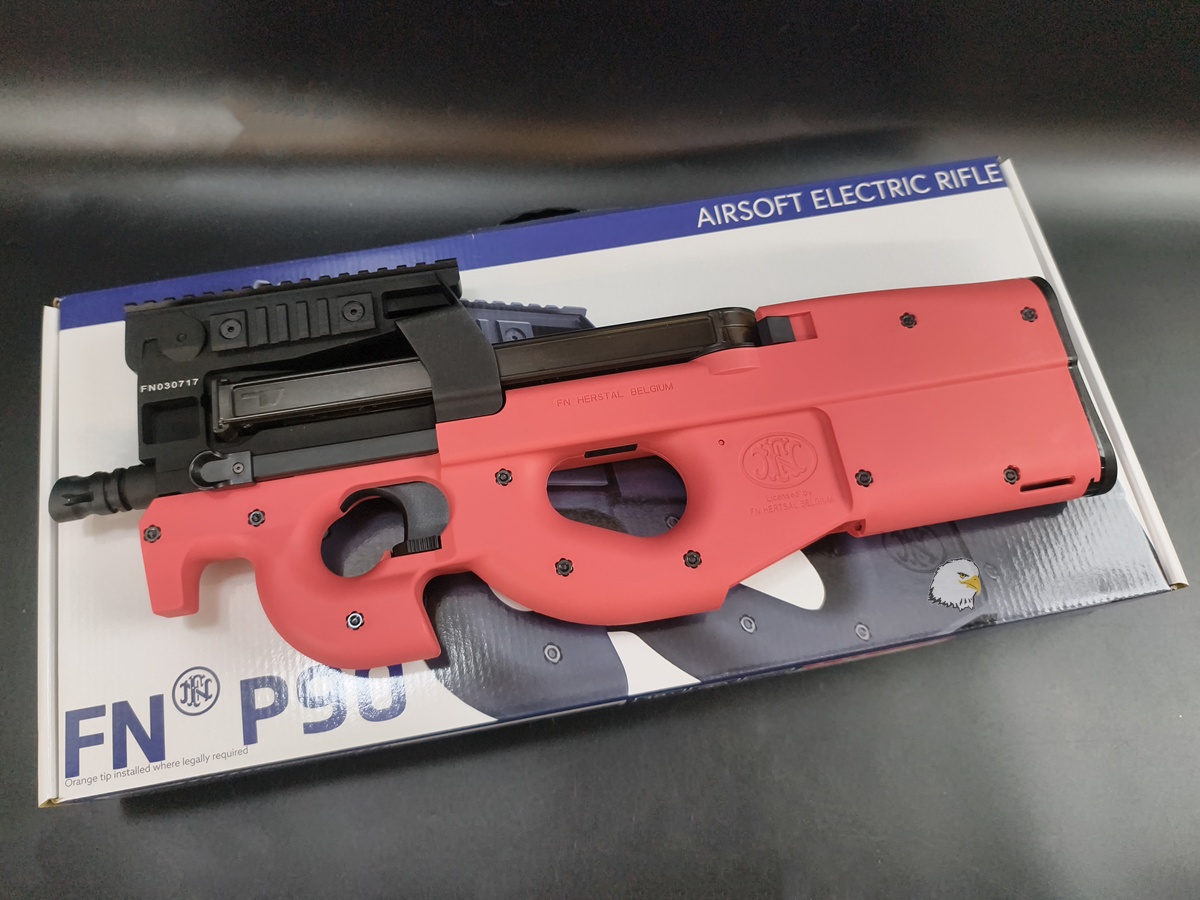 【翔準AOG】King Arms FN P90 粉色特別版 瓦斯槍 GBB KA-AG93PKFN 瓦斯衝鋒槍 Bullpup Pink 【翔準AOG】King Arms FN P90 粉色特別版 瓦斯槍 GBB KA-AG93PKFN 瓦斯衝鋒槍 Bullpup Pink