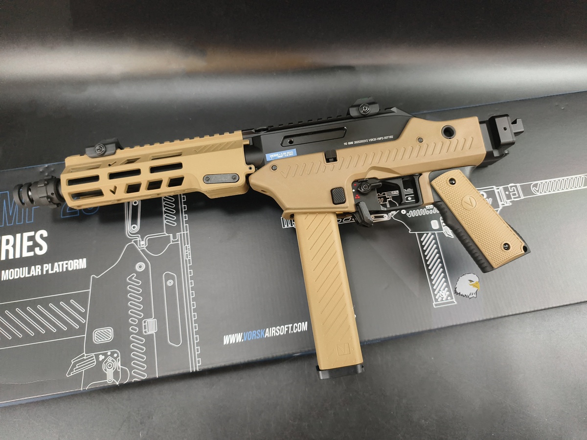 【翔準AOG】VORSK VMP-2S 沙色版 瓦斯衝鋒槍 GBB VGS-02-02S M-LOK 護木 GBBR 【翔準AOG】VORSK VMP-2S 沙色版 瓦斯衝鋒槍 GBB VGS-02-02S M-LOK 護木 GBBR