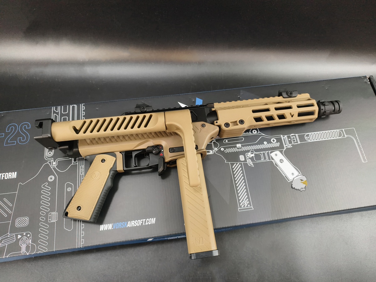 【翔準AOG】VORSK VMP-2S 沙色版 瓦斯衝鋒槍 GBB VGS-02-02S M-LOK 護木 GBBR 【翔準AOG】VORSK VMP-2S 沙色版 瓦斯衝鋒槍 GBB VGS-02-02S M-LOK 護木 GBBR