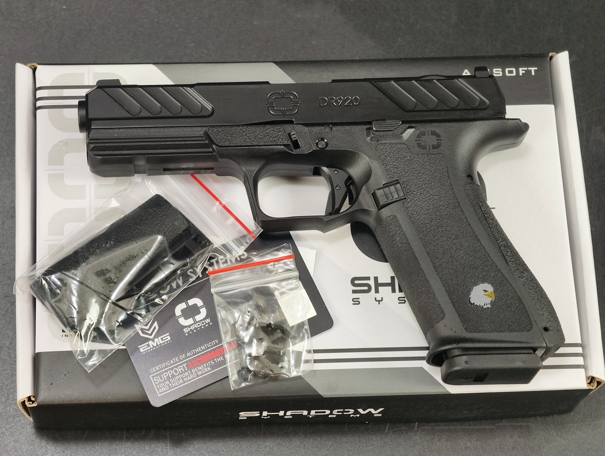 【翔準AOG】EMG×Shadow Systems DR920FS 黑色 瓦斯手槍 GBB D-08-08EA Optic Ready RMR 【翔準AOG】EMG×Shadow Systems DR920FS 黑色 瓦斯手槍 GBB D-08-08EA Optic Ready RMR