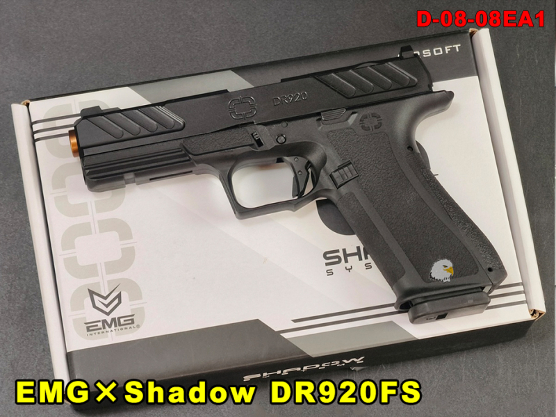 【翔準AOG】EMG×Shadow Systems DR920FS 黑色銅管 瓦斯手槍 GBB D-08-08EA Optic Ready RMR