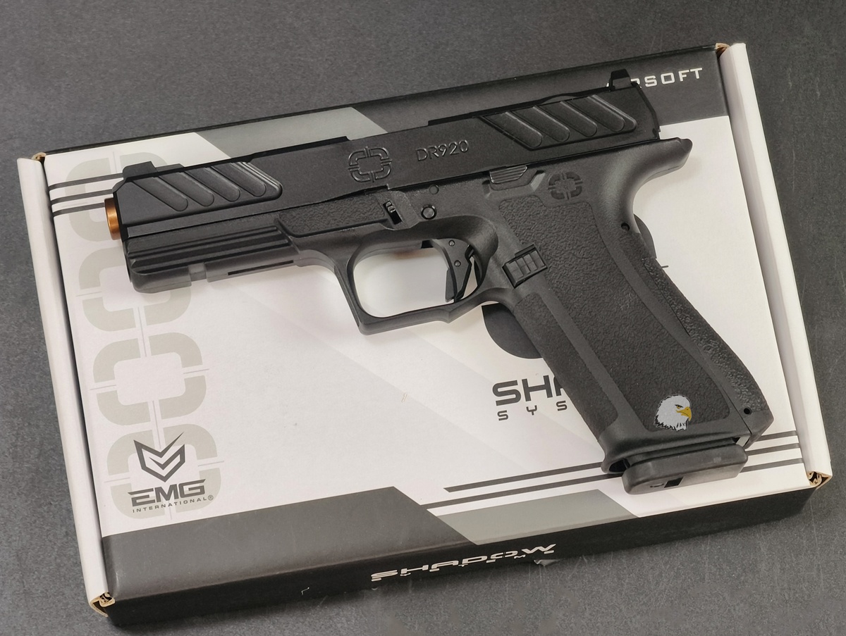 【翔準AOG】EMG×Shadow Systems DR920FS 黑色銅管 瓦斯手槍 GBB D-08-08EA Optic Ready RMR 【翔準AOG】EMG×Shadow Systems DR920FS 黑色銅管 瓦斯手槍 GBB D-08-08EA Optic Ready RMR