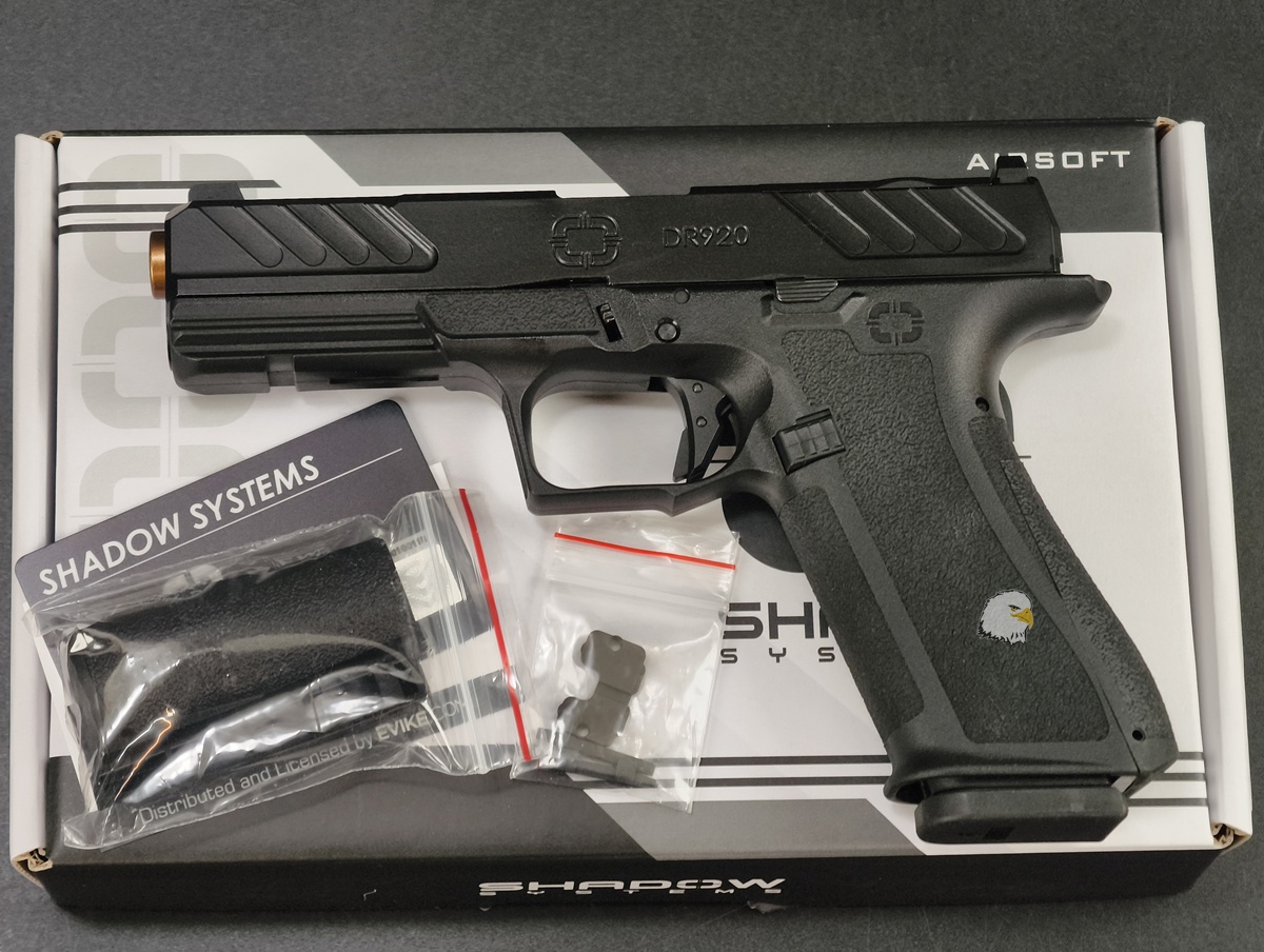【翔準AOG】EMG×Shadow Systems DR920FS 黑色銅管 瓦斯手槍 GBB D-08-08EA Optic Ready RMR 【翔準AOG】EMG×Shadow Systems DR920FS 黑色銅管 瓦斯手槍 GBB D-08-08EA Optic Ready RMR