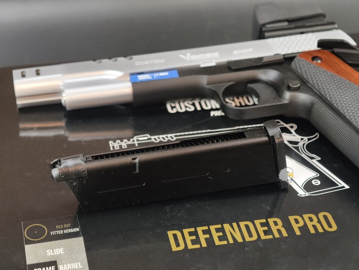 【翔準AOG】VORSK Defender Pro 1911含瞄具 銀黑 BDS 瓦斯手槍 VGP-03-CS-02-BDS 【翔準AOG】VORSK Defender Pro 1911含瞄具 銀黑 BDS 瓦斯手槍 VGP-03-CS-02-BDS