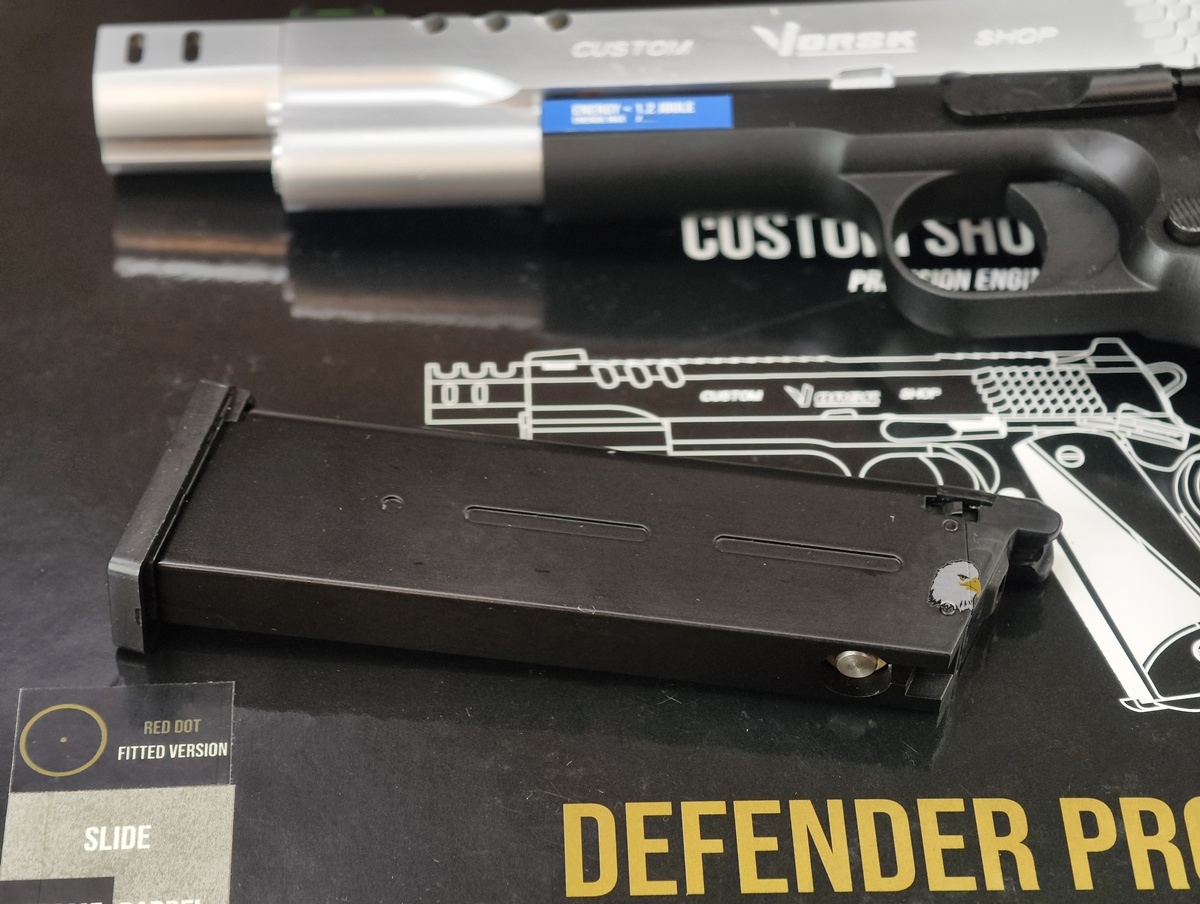 【翔準AOG】VORSK Defender Pro 1911含瞄具 銀黑 BDS 瓦斯手槍 VGP-03-CS-02-BDS 【翔準AOG】VORSK Defender Pro 1911含瞄具 銀黑 BDS 瓦斯手槍 VGP-03-CS-02-BDS