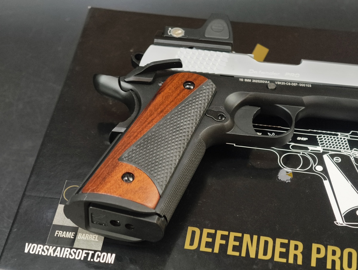 【翔準AOG】VORSK Defender Pro 1911含瞄具 銀黑 BDS 瓦斯手槍 VGP-03-CS-02-BDS 【翔準AOG】VORSK Defender Pro 1911含瞄具 銀黑 BDS 瓦斯手槍 VGP-03-CS-02-BDS