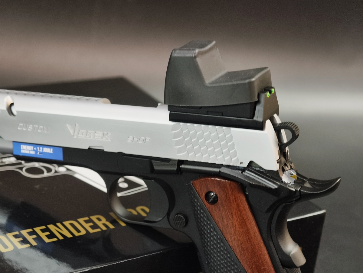 【翔準AOG】VORSK Defender Pro 1911含瞄具 銀黑 BDS 瓦斯手槍 VGP-03-CS-02-BDS 【翔準AOG】VORSK Defender Pro 1911含瞄具 銀黑 BDS 瓦斯手槍 VGP-03-CS-02-BDS