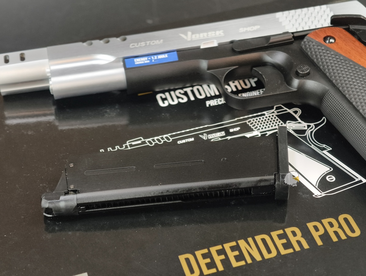 【翔準AOG】VORSK Defender Pro 1911 銀黑 BDS 瓦斯手槍 VGP-03-CS-02 【翔準AOG】VORSK Defender Pro 1911 銀黑 BDS 瓦斯手槍 VGP-03-CS-02