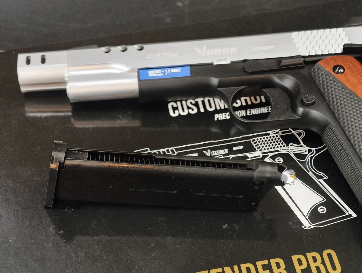 【翔準AOG】VORSK Defender Pro 1911 銀黑 BDS 瓦斯手槍 VGP-03-CS-02 【翔準AOG】VORSK Defender Pro 1911 銀黑 BDS 瓦斯手槍 VGP-03-CS-02