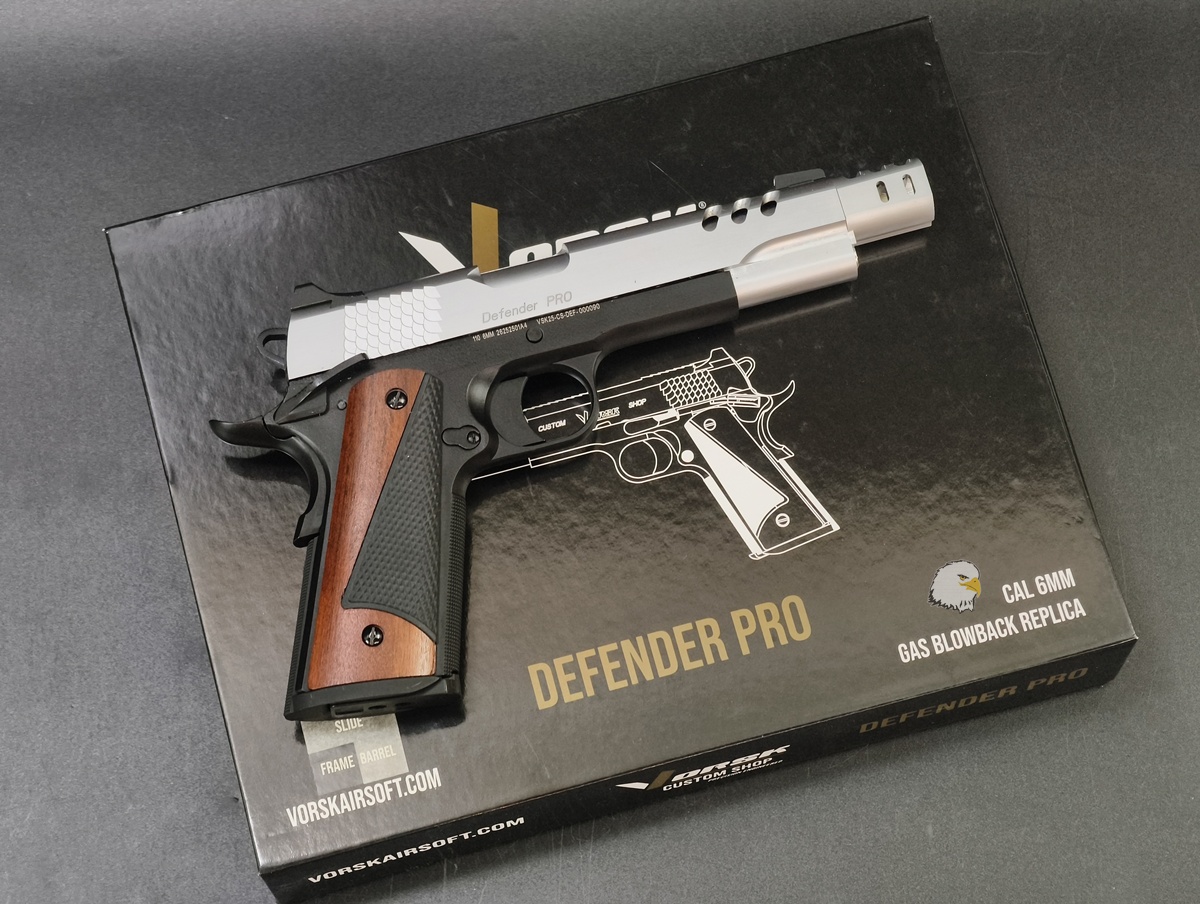 【翔準AOG】VORSK Defender Pro 1911 銀黑 BDS 瓦斯手槍 VGP-03-CS-02 【翔準AOG】VORSK Defender Pro 1911 銀黑 BDS 瓦斯手槍 VGP-03-CS-02