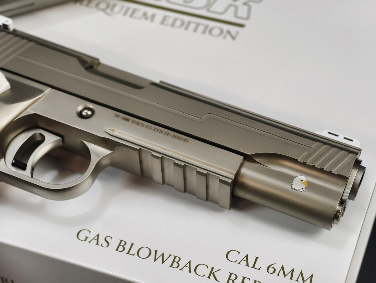 【翔準AOG】VORSK VX-14 Requiem Edition 1911 瓦斯 雙動力版(銀色)瓦斯槍 GBB 手槍 短槍 【翔準AOG】VORSK VX-14 Requiem Edition 1911 瓦斯 雙動力版(銀色)瓦斯槍 GBB 手槍 短槍