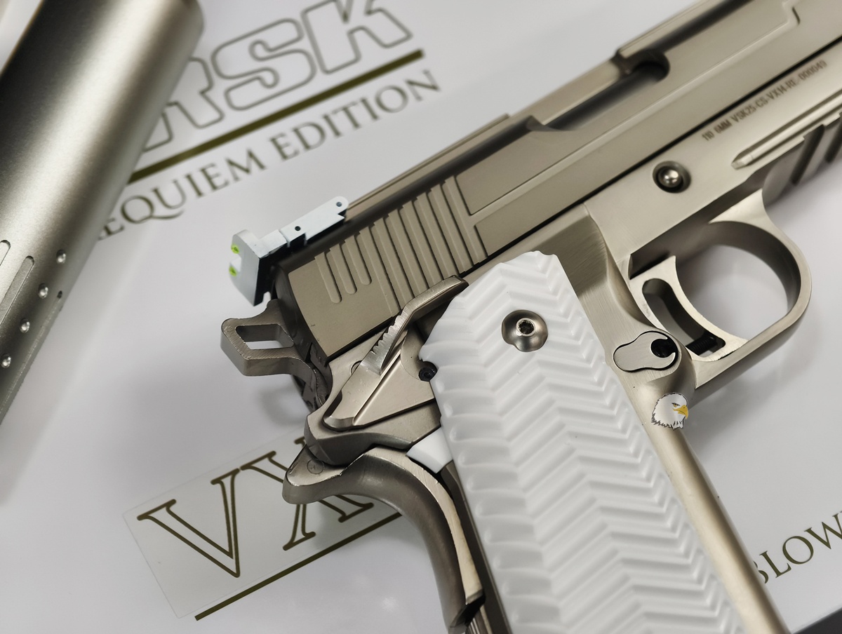 【翔準AOG】VORSK VX-14 Requiem Edition 1911 瓦斯 雙動力版(銀色)瓦斯槍 GBB 手槍 短槍 【翔準AOG】VORSK VX-14 Requiem Edition 1911 瓦斯 雙動力版(銀色)瓦斯槍 GBB 手槍 短槍