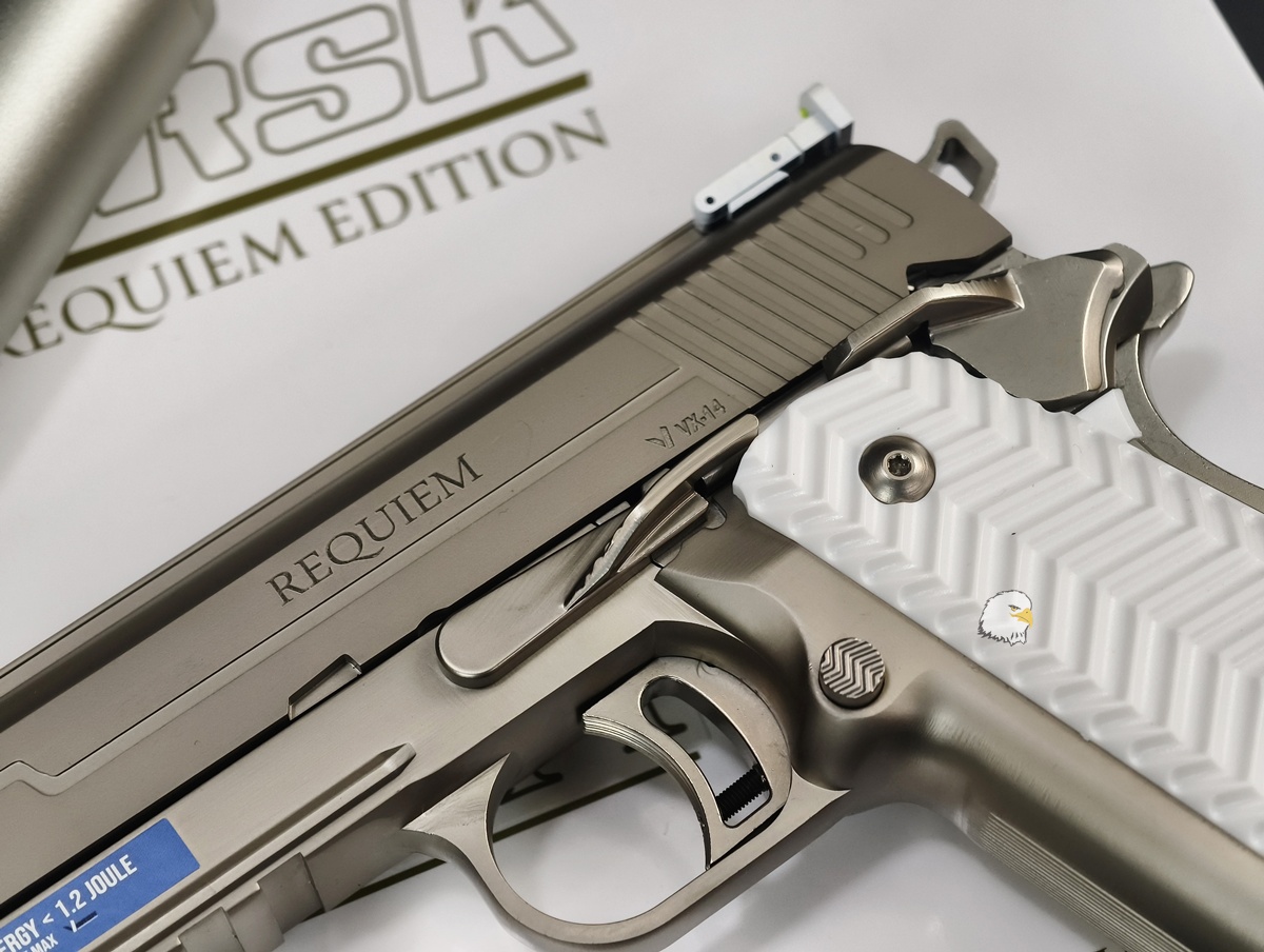 【翔準AOG】VORSK VX-14 Requiem Edition 1911 瓦斯 雙動力版(銀色)瓦斯槍 GBB 手槍 短槍 【翔準AOG】VORSK VX-14 Requiem Edition 1911 瓦斯 雙動力版(銀色)瓦斯槍 GBB 手槍 短槍