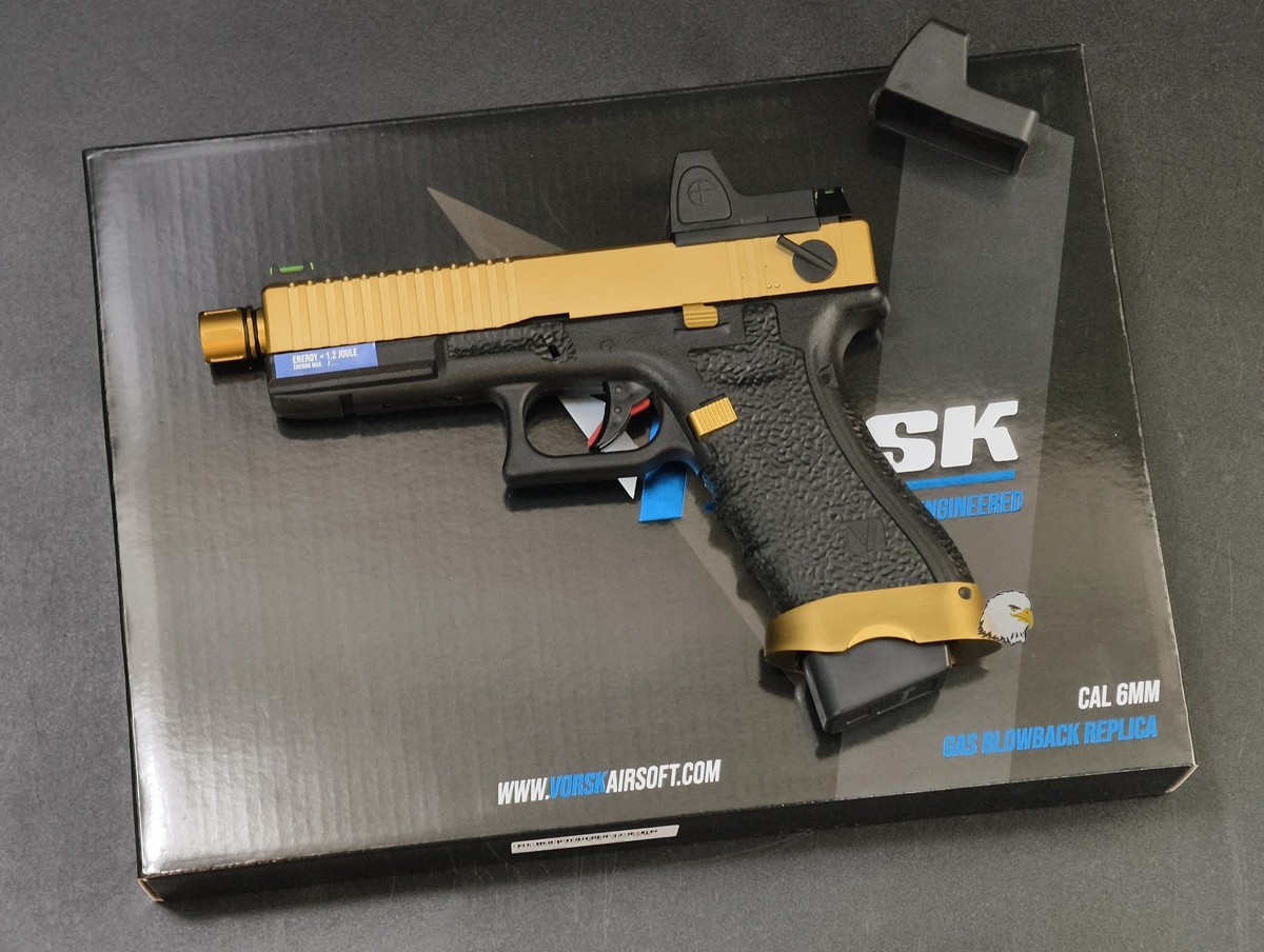 【翔準AOG】VORSK EU8 金色+BDS 瞄具 瓦斯手槍VGP-01-27-BDS 雙動力 GBB 瓦斯槍 短槍 生存遊戲 【翔準AOG】VORSK EU8 金色+BDS 瞄具 瓦斯手槍VGP-01-27-BDS 雙動力 GBB 瓦斯槍 短槍 生存遊戲