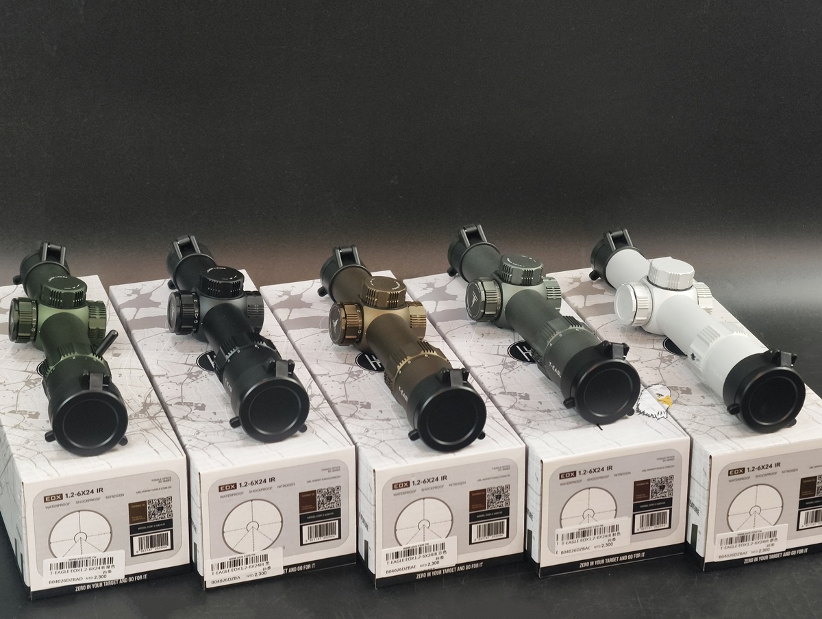【翔準AOG】T-EAGLE EOX 1.2-6×24 IR LPVO 可變倍率瞄準鏡 紅綠發光充氮防霧防震B04026DZBA 【翔準AOG】T-EAGLE EOX 1.2-6×24 IR LPVO 可變倍率瞄準鏡 紅綠發光充氮防霧防震B04026DZBA