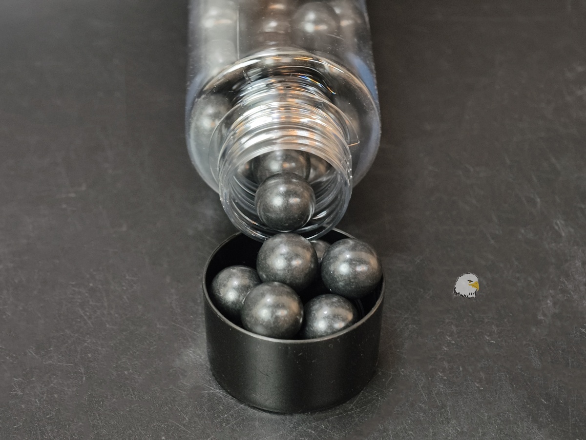 【翔準AOG】MIT 17mm 鎮暴彈 黑色橡膠彈 硬彈 4.65g(100顆裝)Y3-008-A7訓練彈 防暴裝備模擬訓練 【翔準AOG】MIT 17mm 鎮暴彈 黑色橡膠彈 硬彈 4.65g(100顆裝)Y3-008-A7訓練彈 防暴裝備模擬訓練